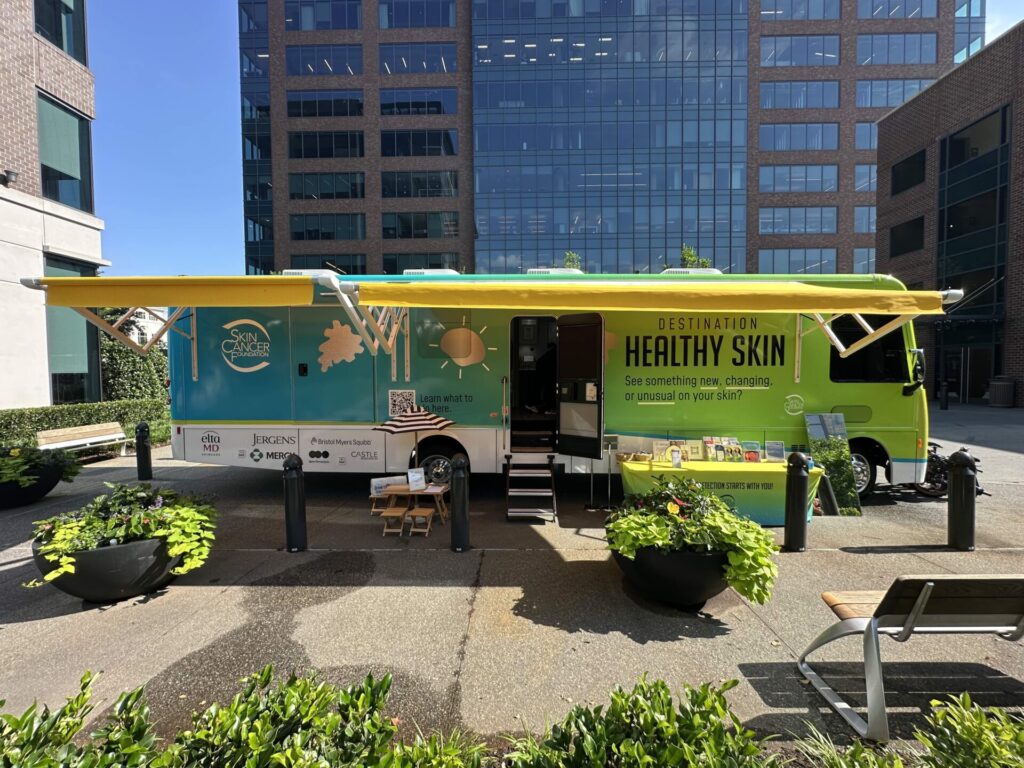 After visiting 13 states this spring in our brand-new Destination Healthy Skin RV, 37 dermatologists have volunteered their time and performed 1,336 free skin exams—each one a potential life saved.