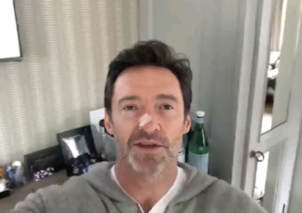 Foto de Hugh Jackman con un vendaje en la nariz después de una biopsia. Crédito de la foto Instagram